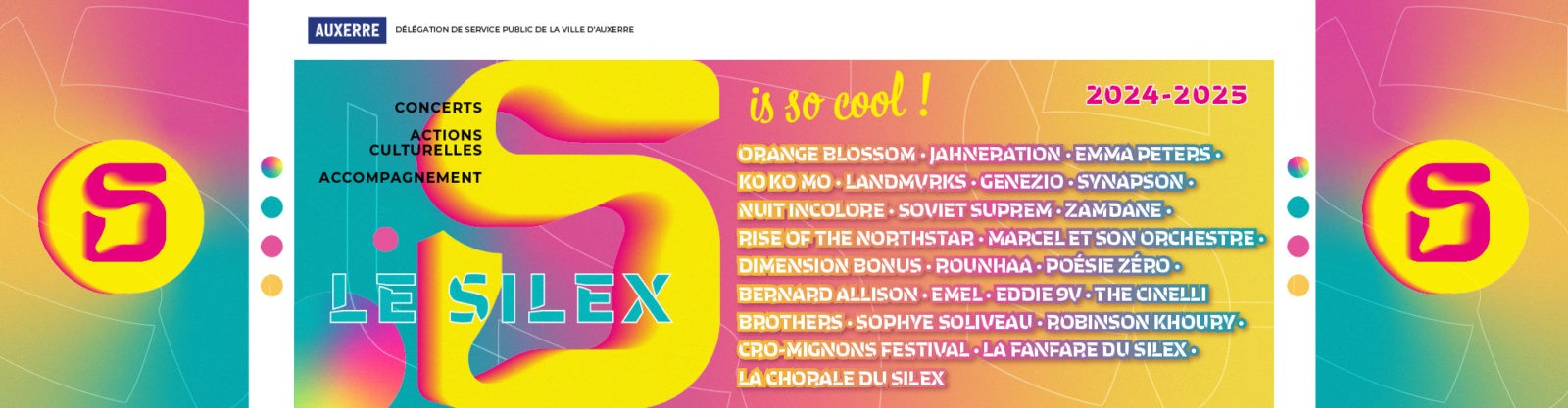 Concerts ► Le Silex ► têtes d’affiche en 2024 & 2025